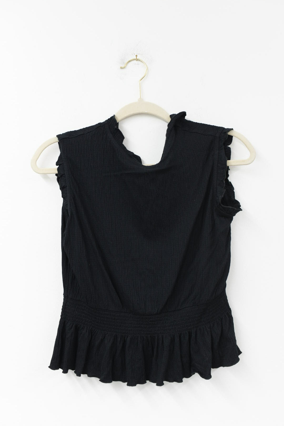 Scoop cap sleeve crop top Size S / NWT
