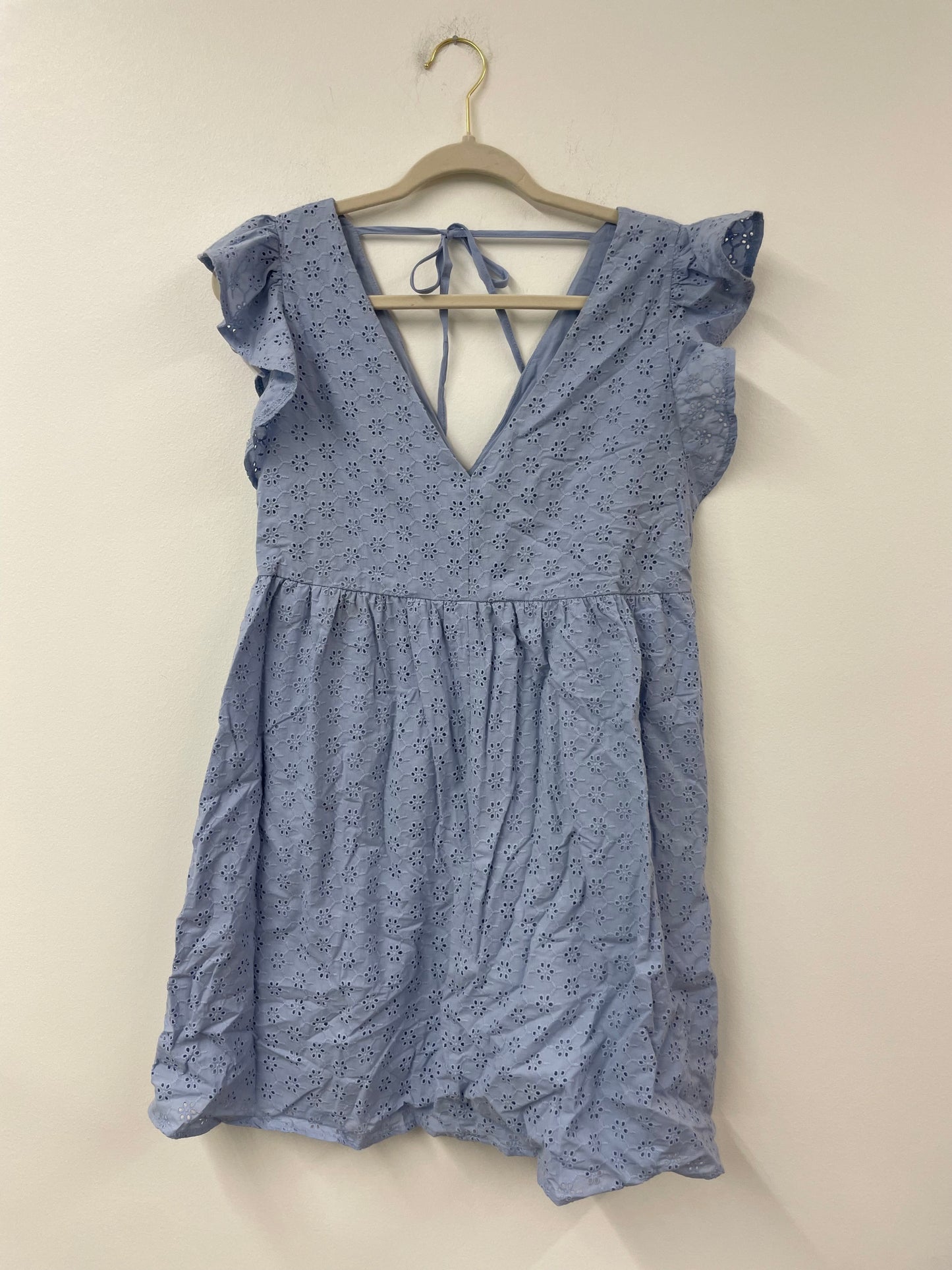 Jessica Simpson eyelet babydoll mini dress Size S /NWT