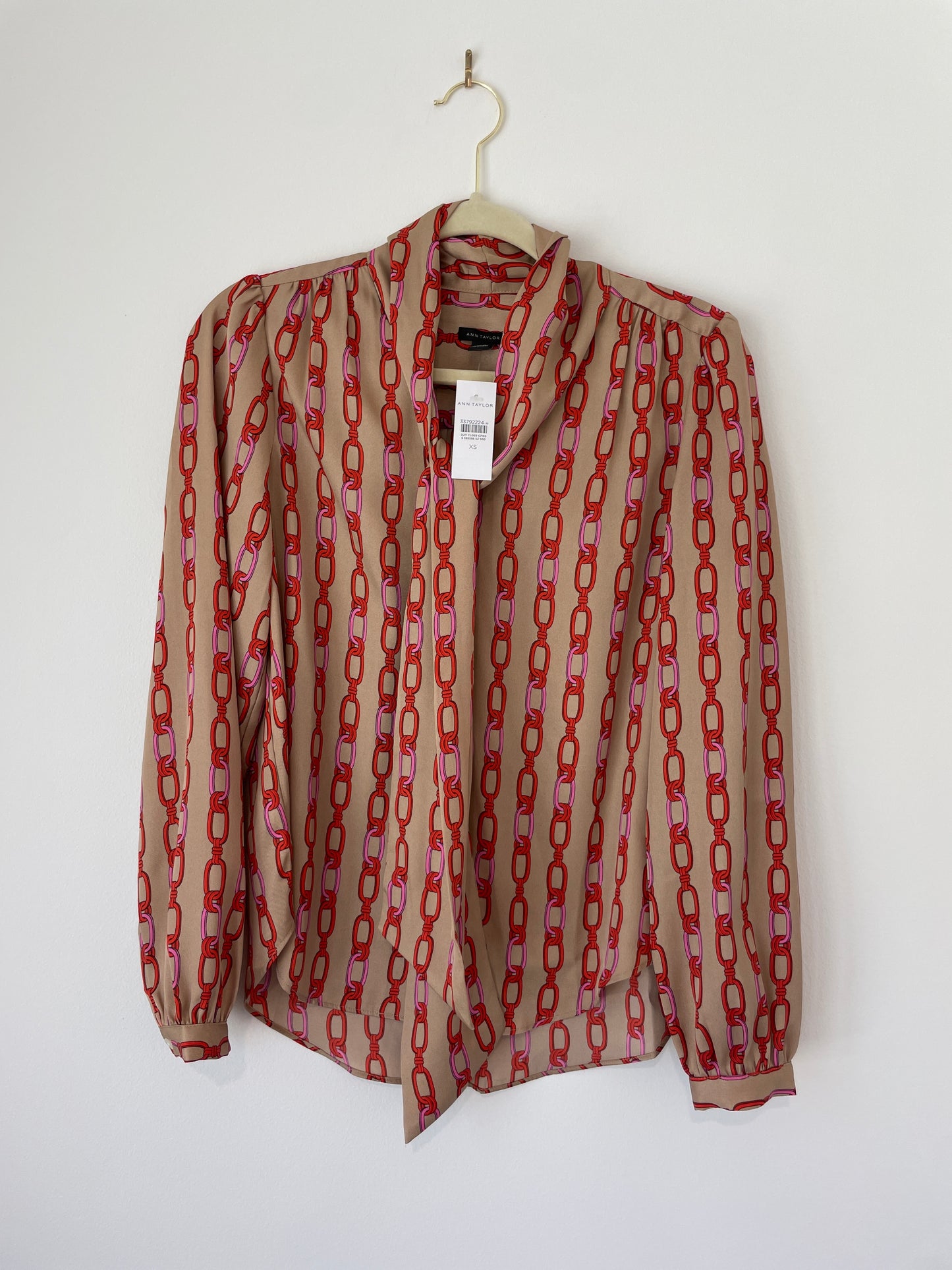 Ann Tayler long sleeve blouse Size XS / NWT