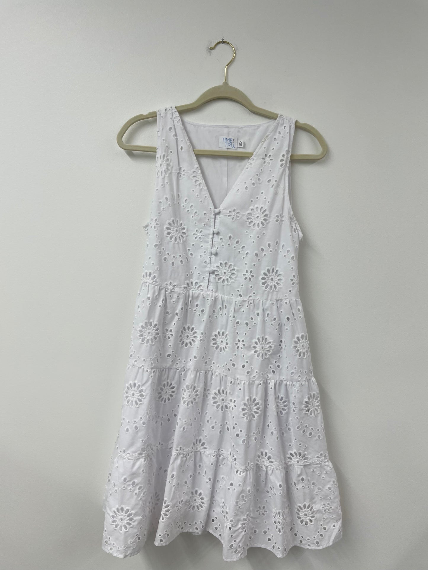 Time and Tru eyelet mini dress Size XS / EUC