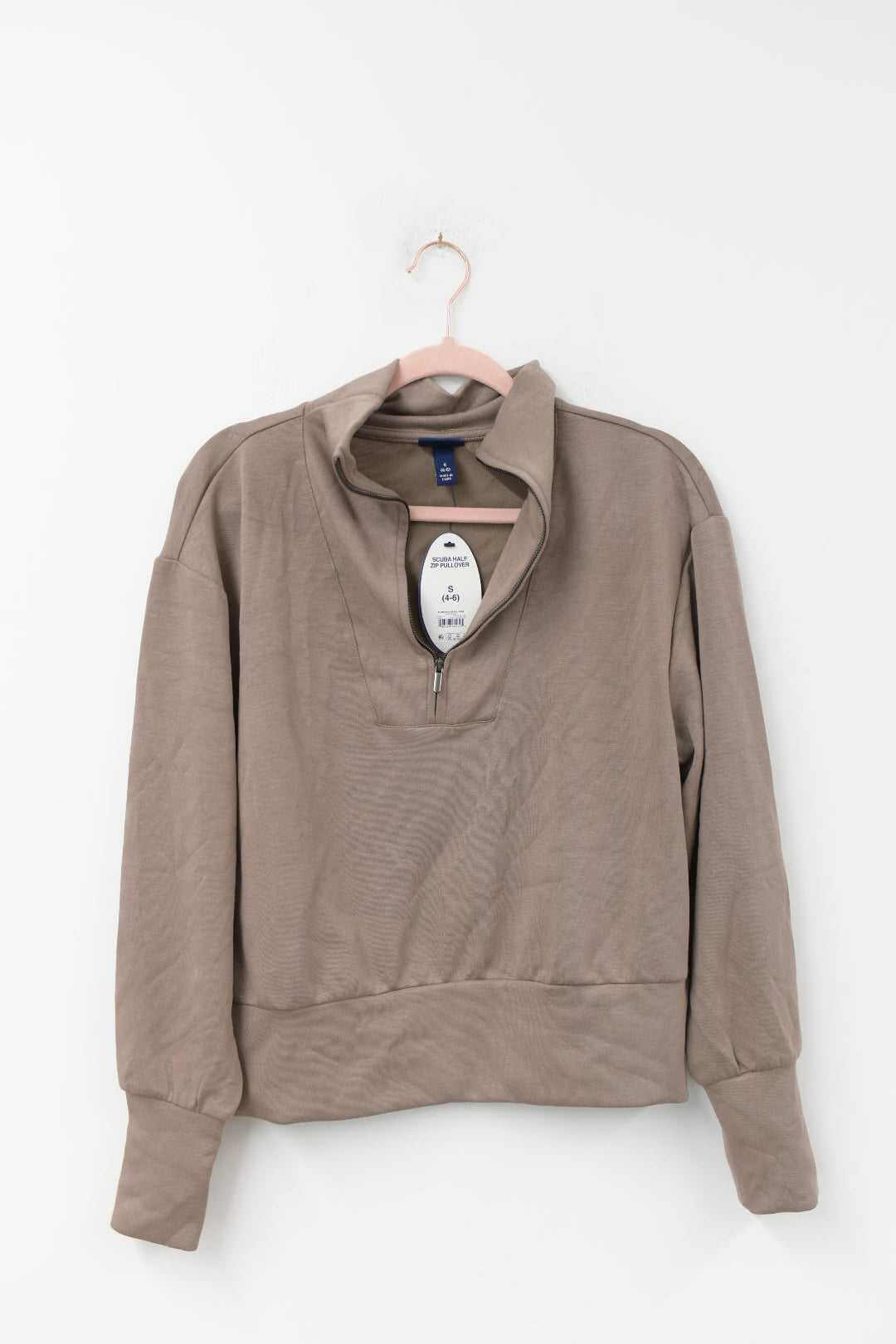 Scoop scuba half zip pullover Size S / NWT