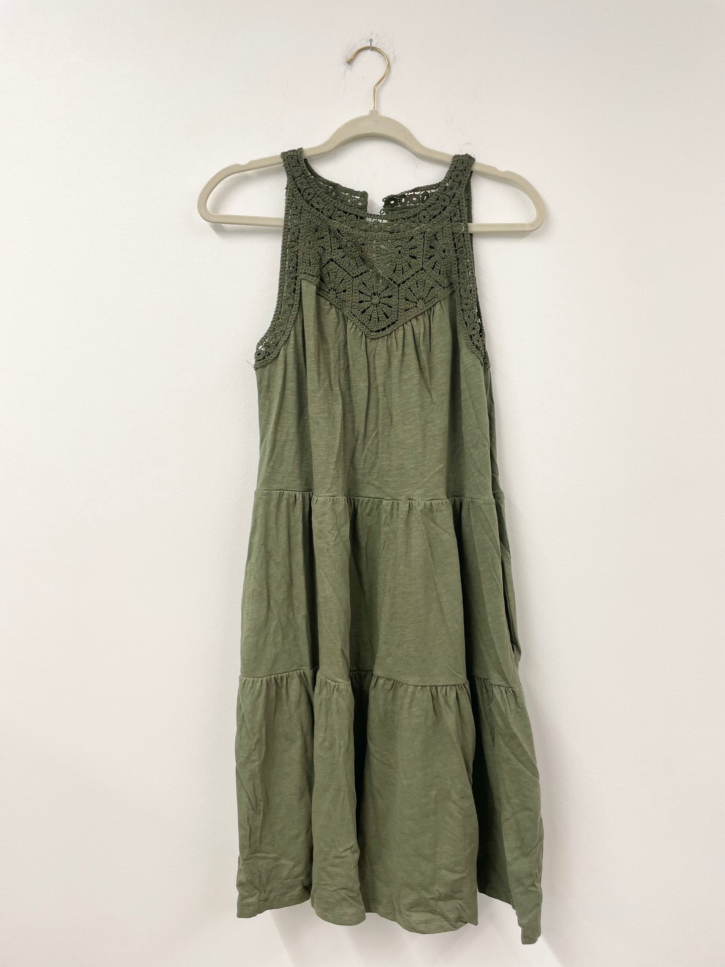 Time and Tru crochet sleeveless mini dress Size S / EUC