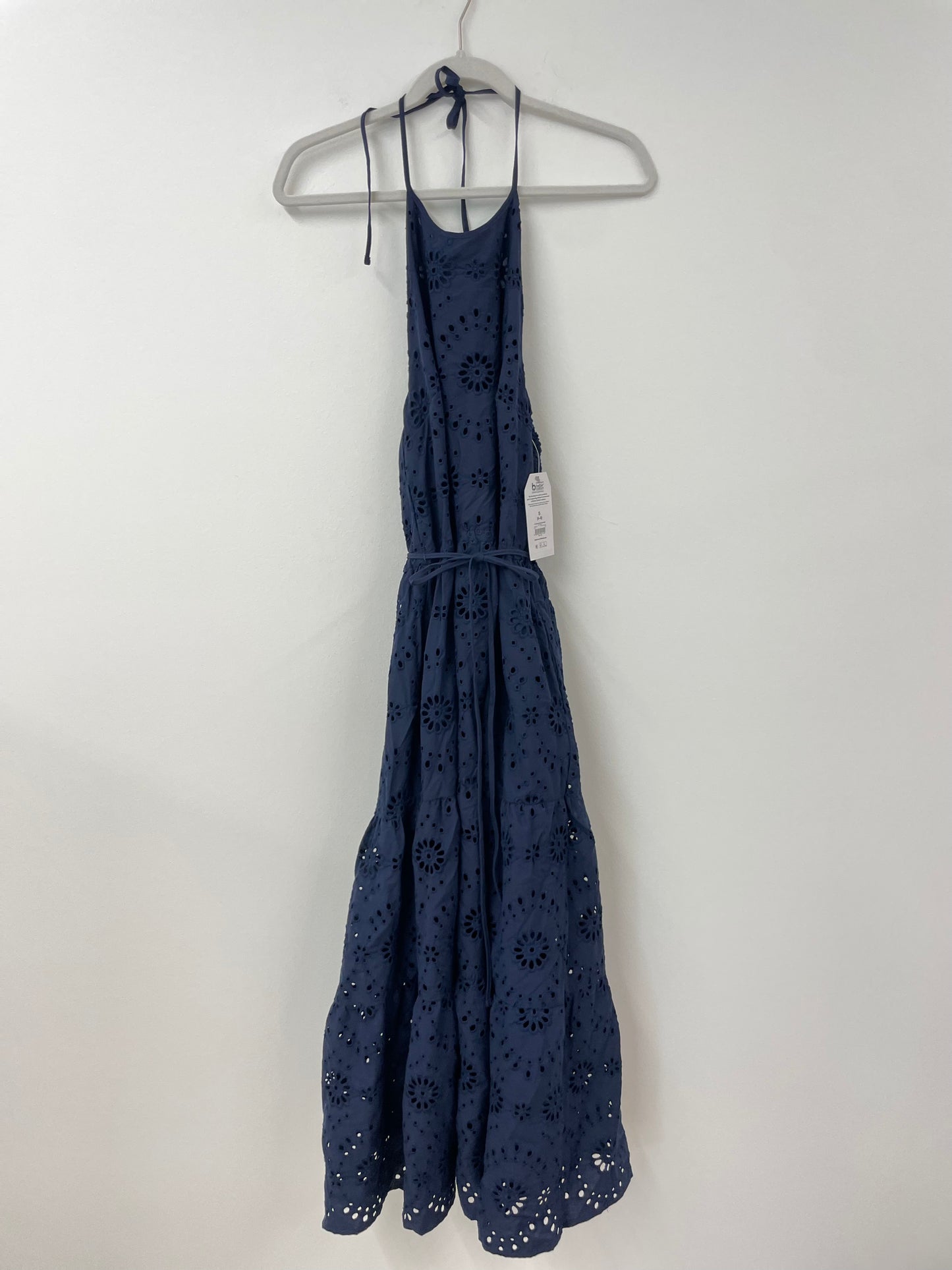 Time and Tru halter top eyelet midi dress Size S / NWT
