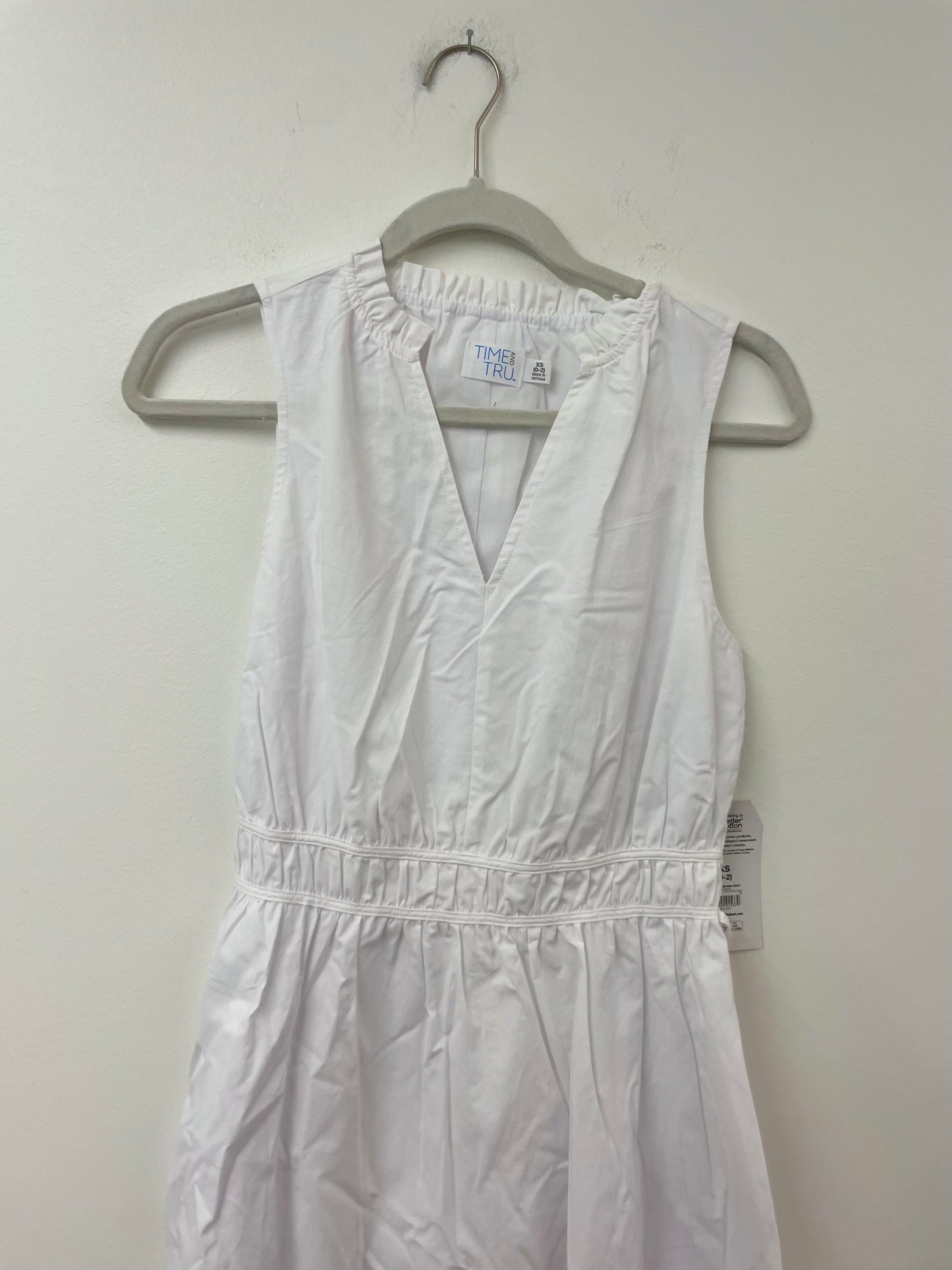 Time and Tru ruched bodice midi dress Size XS / NWT