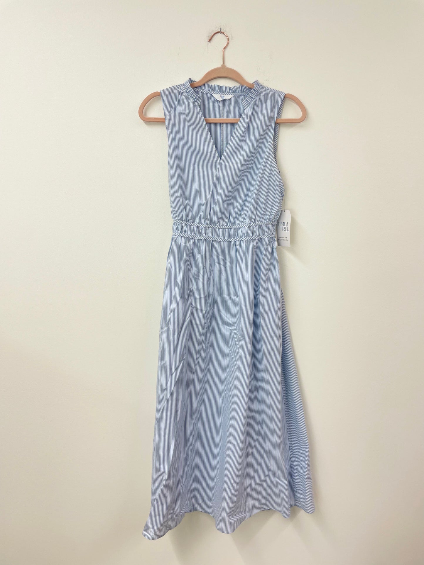 Time and Tru ruched bodice midi dress Size XS / NWT