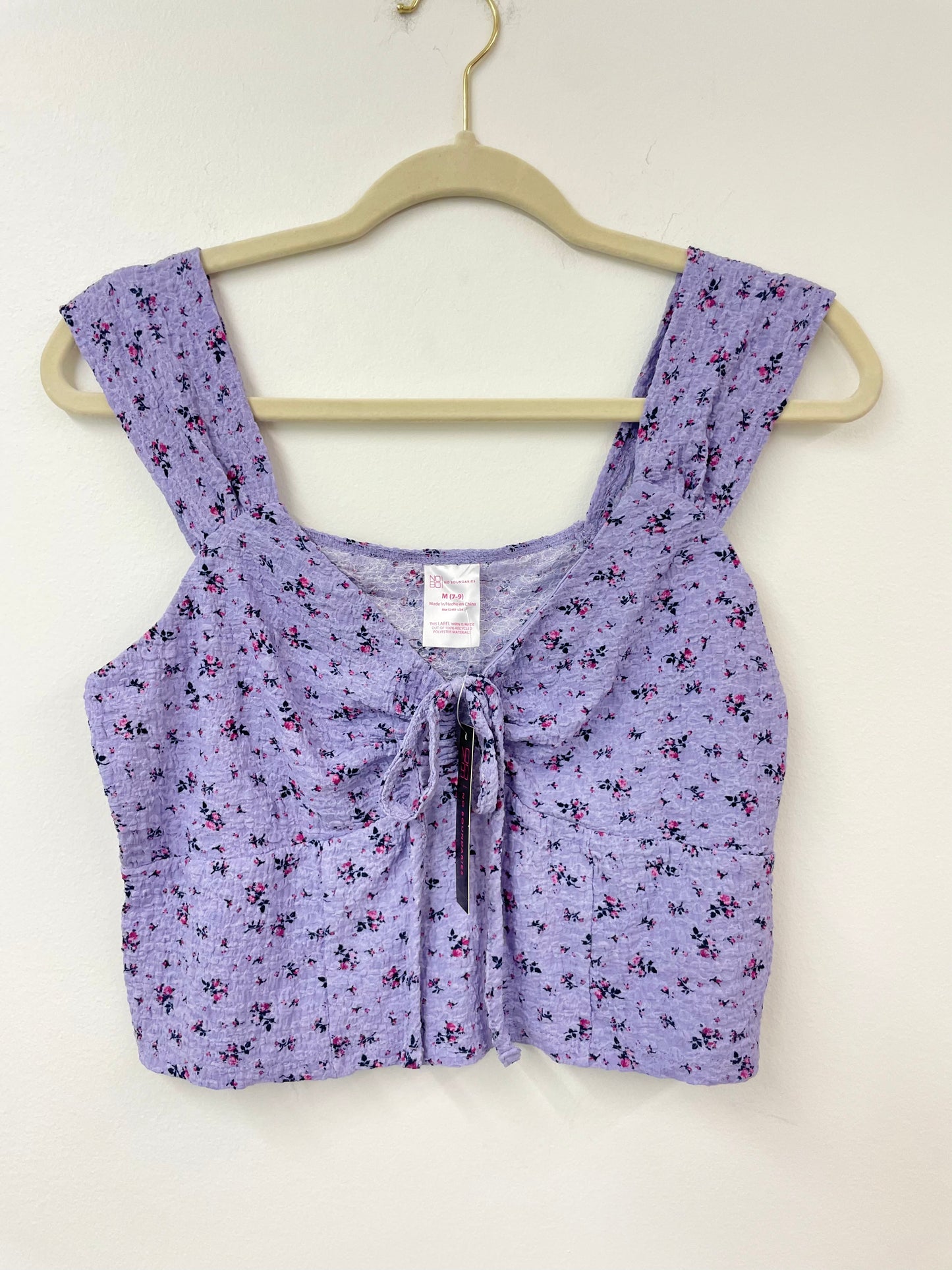 No Boundaries high waisted skirt/crop top set Size M / NWT