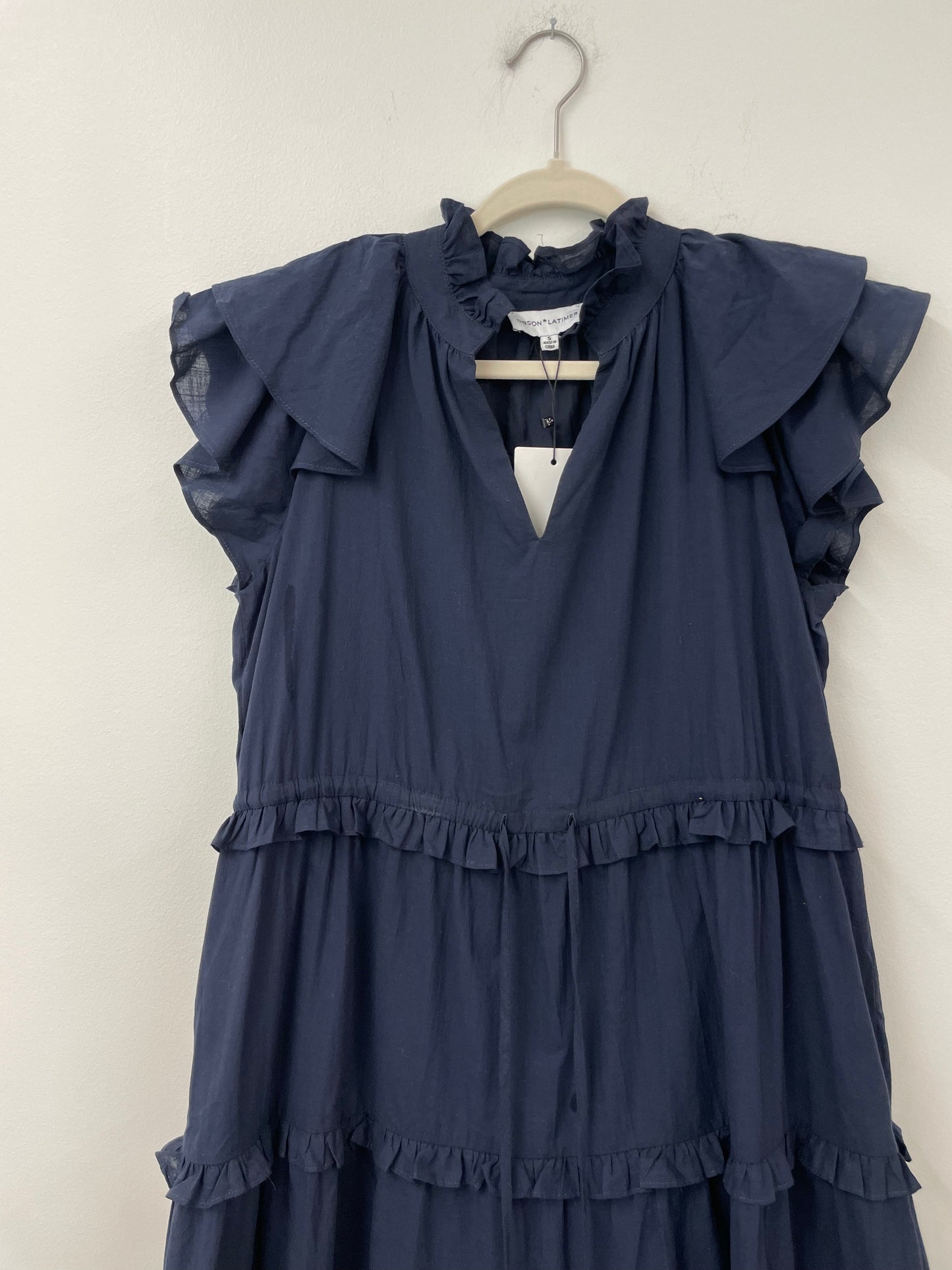 Gibson Latimer ruffled sleeve tiered maxi dress Size S / NWT