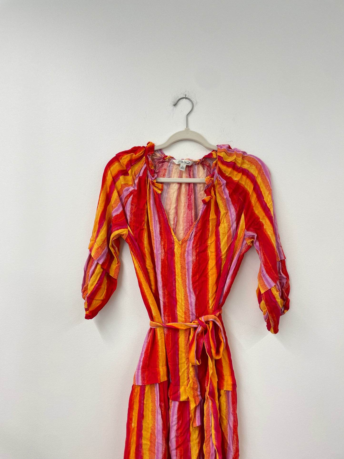 Pioneer Woman 3/4 sleeve tiered midi dress Size S / EUC
