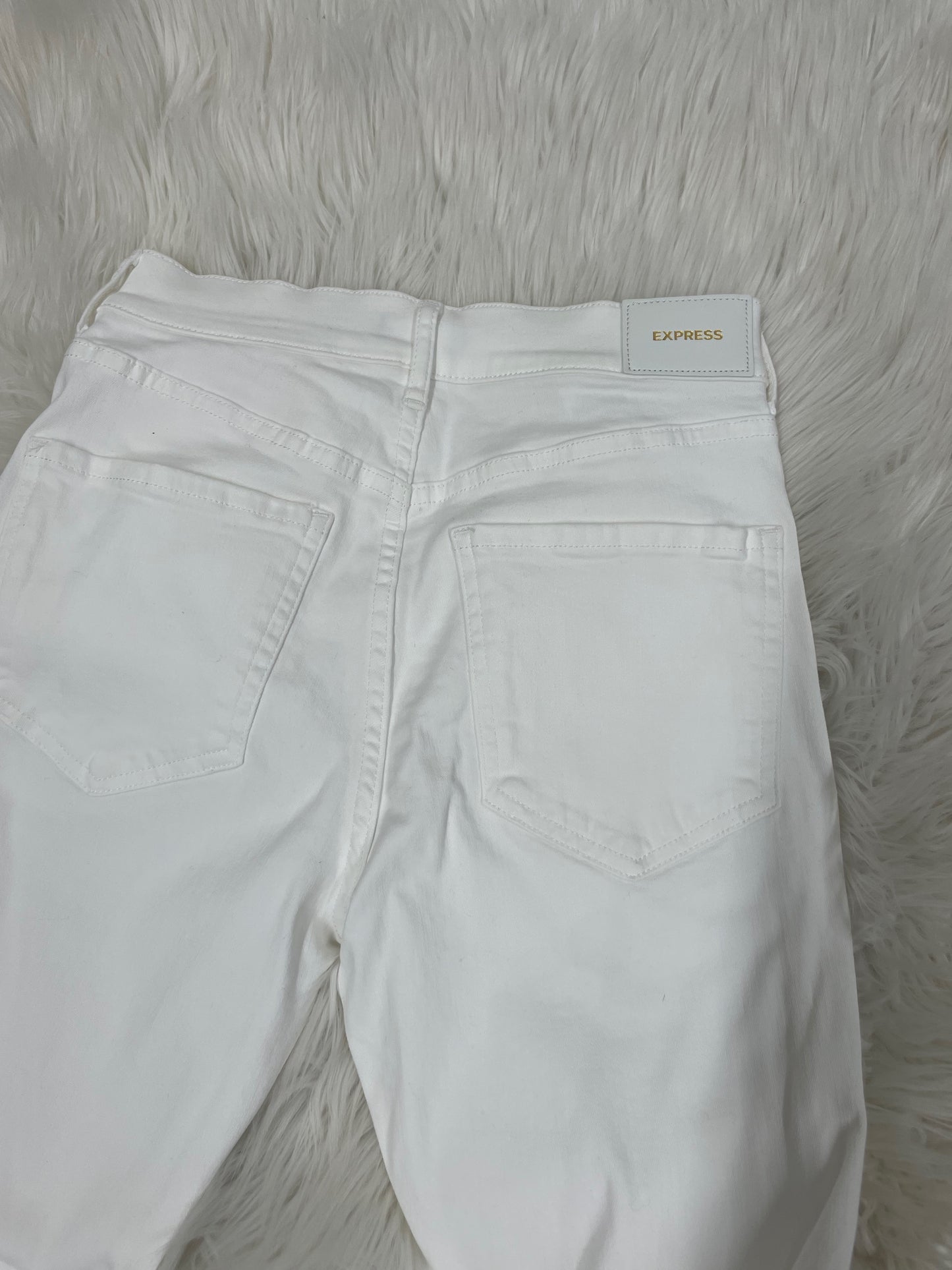 Express cropped flare high rise jeans Size 4 \EUC