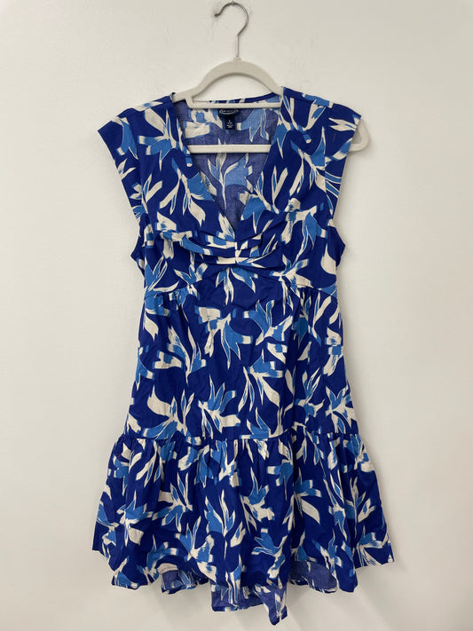 Scoop v-neck poplin  mini dress Size S / EUC
