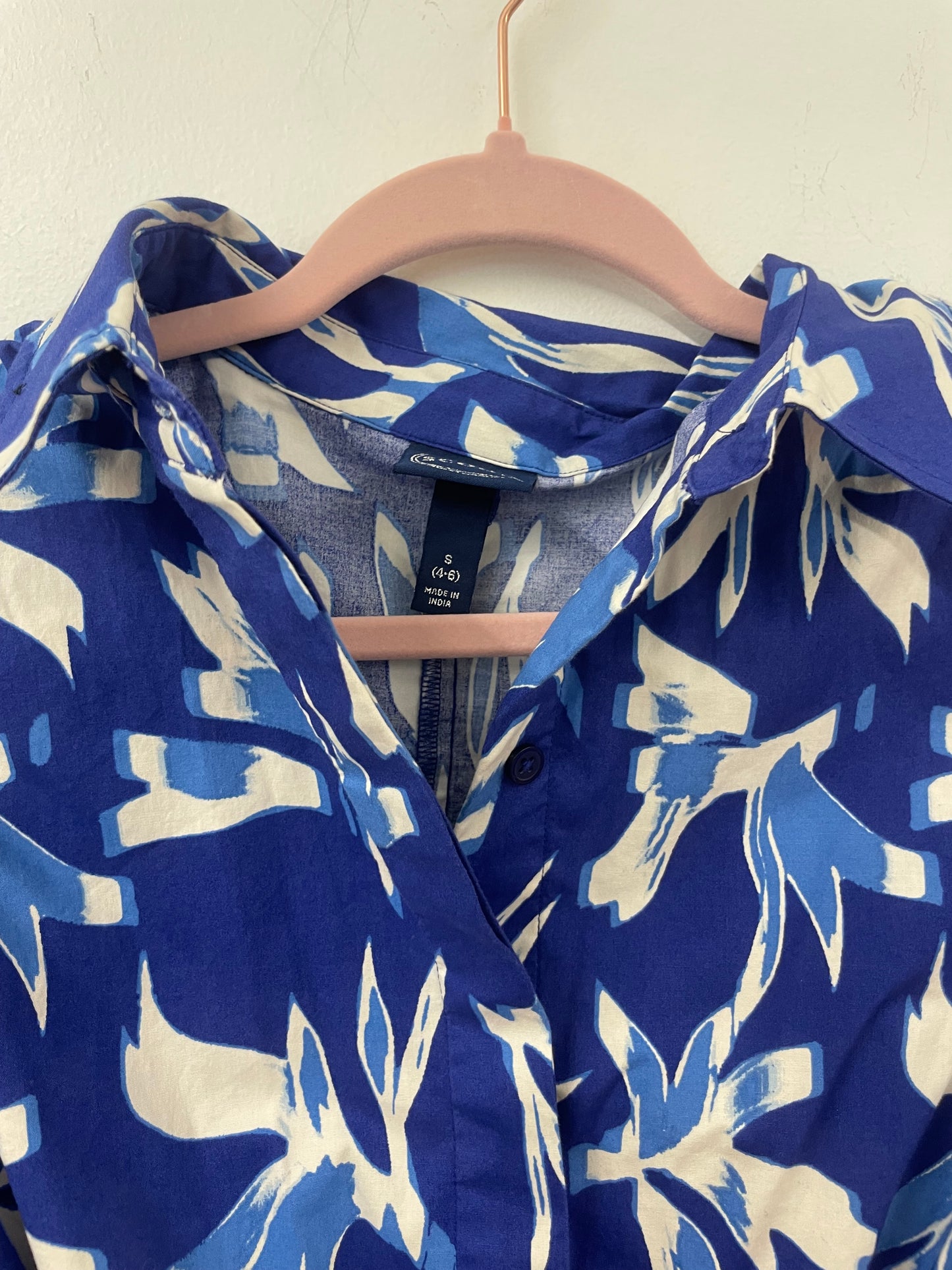 Scoop puffed long sleeve swing tie mini dress Size S / EUC