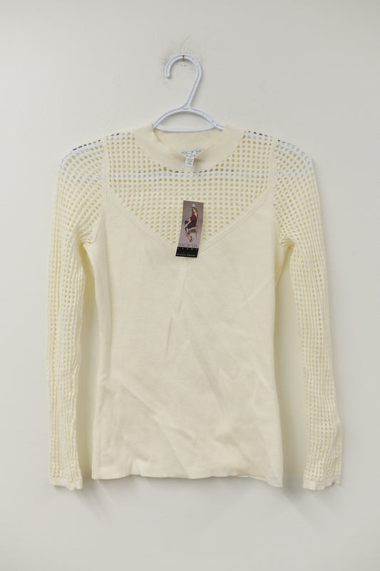Sofia mesh sweater Size M / NWT