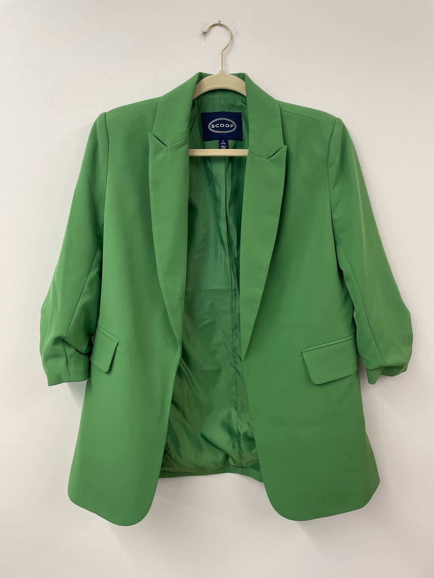 Scoop 3/4 sleeve blazer Size S / EUC