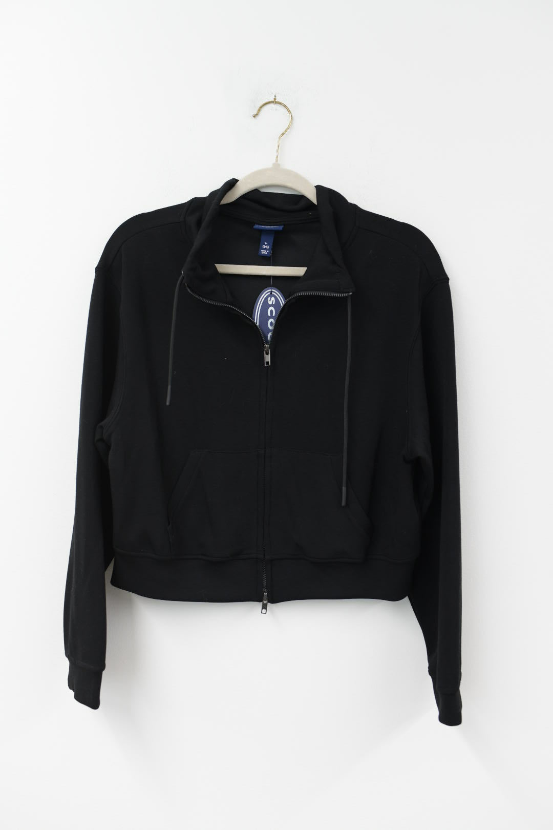 Scoop scuba funnel neck zip up Size M / NWT