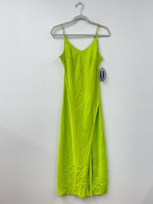 Scoop satin slip midi dress Size S/NWT