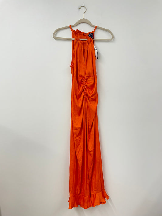 Scoop halter ruched maxi dress Size S / NWT