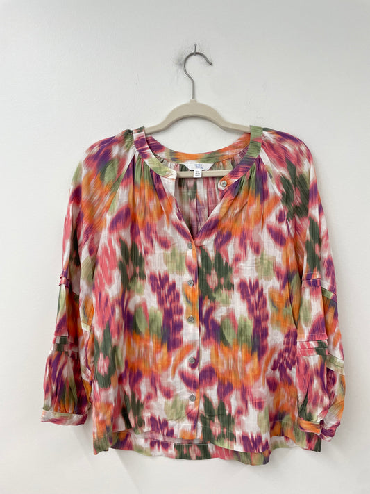 Time and Tru woven printed top Size XS / EUC