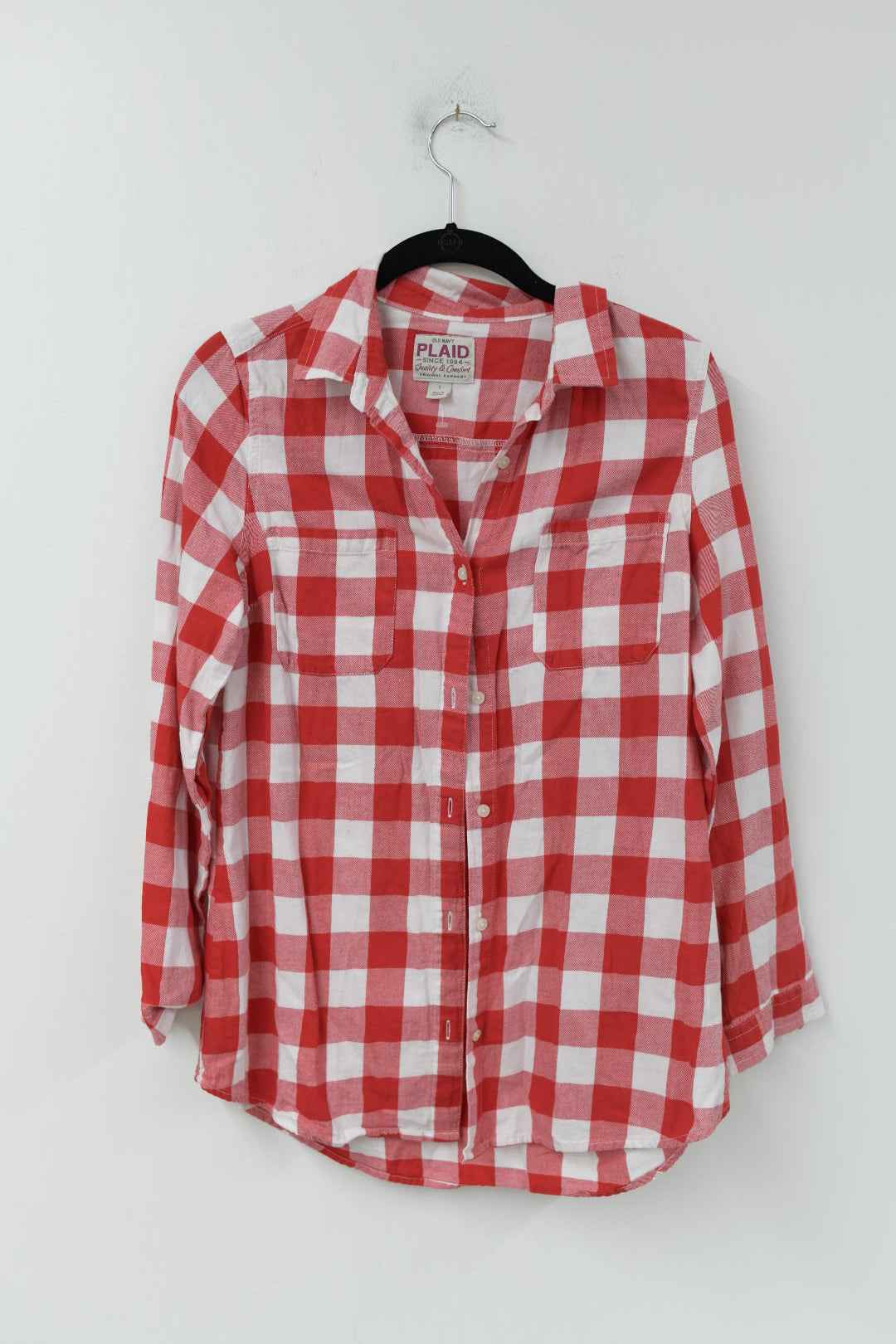 Old Navy button up plaid shirt Size S / EUC
