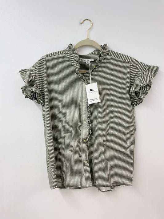 Free Assembly ruff neck top Size S / NWT
