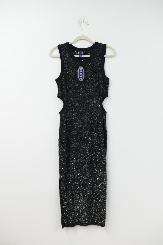 Scoop sequin sweater cut out midi dress Size M / NWT