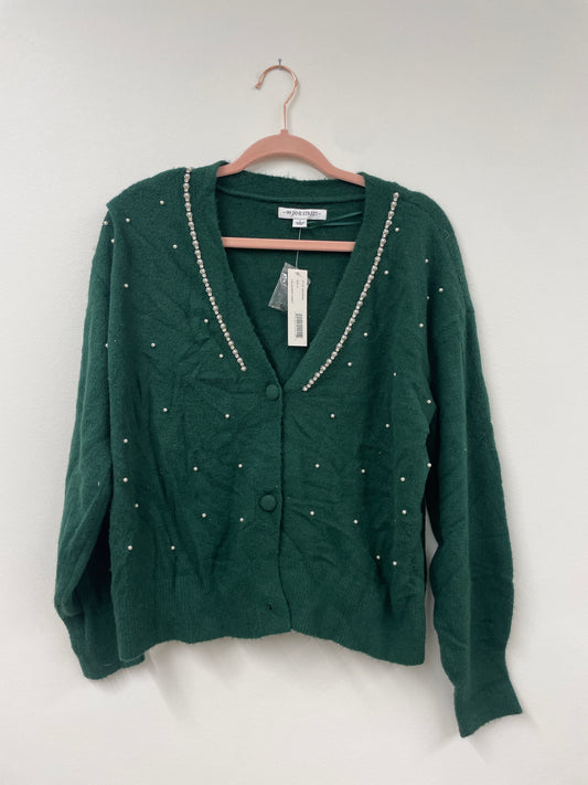 99 Jane Street pearled cardigan Size S / NWT