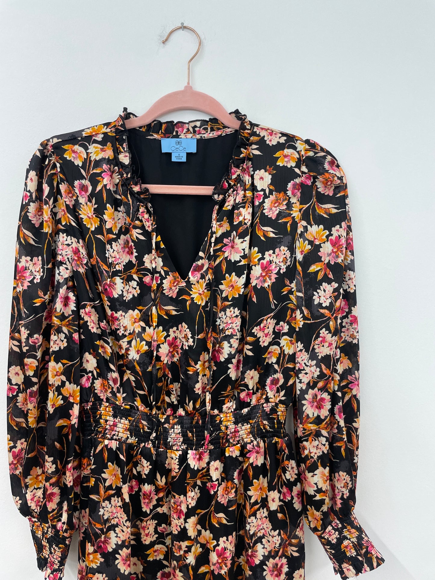 Cece long sleeve mini dress Size S / EUC