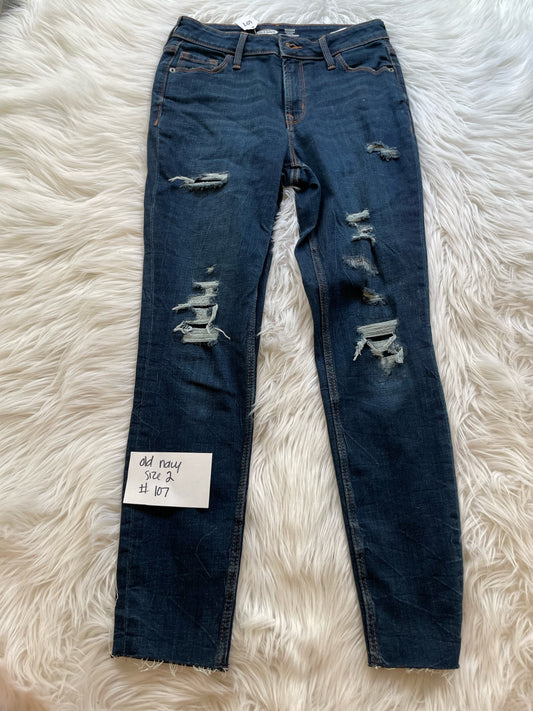 Old Navy Rockstar skinny  Size 2/EUC