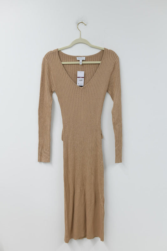 Sofia sweater midi dress with back detail Size S / NWT