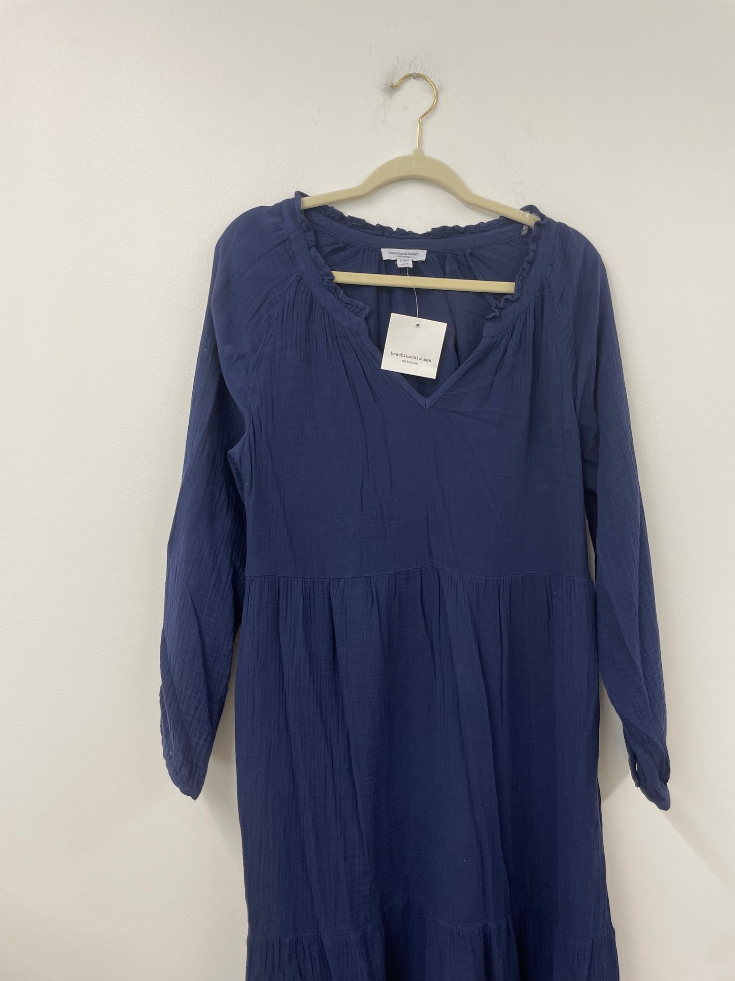 Beach Lunch Lounge long sleeve maxi dress Size S / NWT