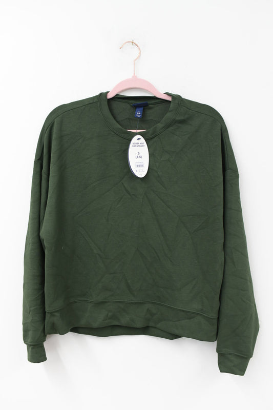 Scoop scuba knit sweatshirt Size S / NWT