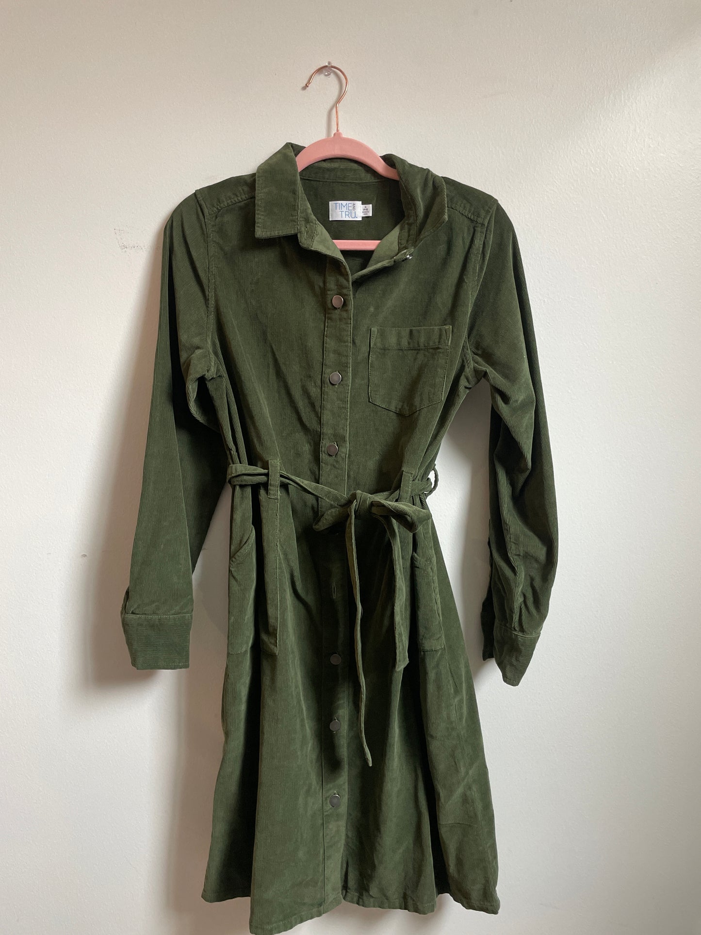 Time and Tru corduroy dress Size S \ EUC