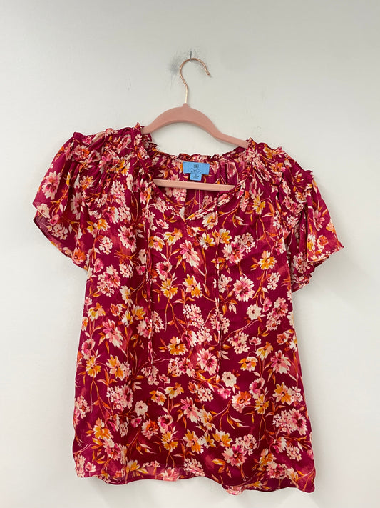 Cece short sleeve blouse Size S / EUC