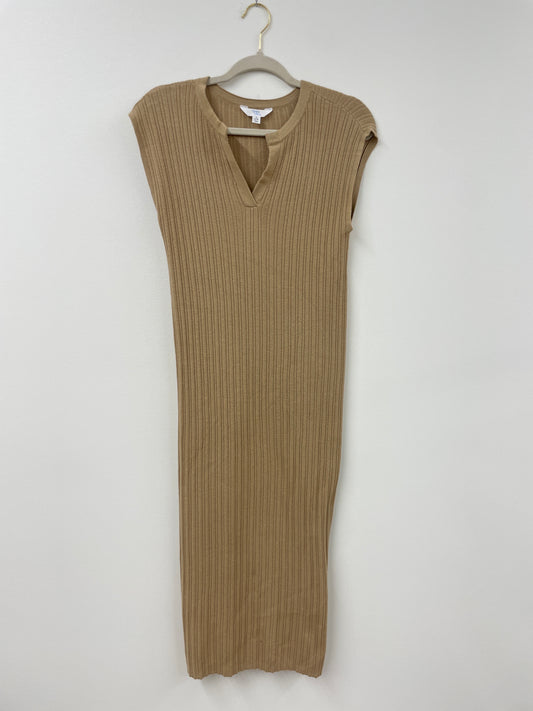 Time and Tru ribbed sleeveless midi dress  Size S/EUC