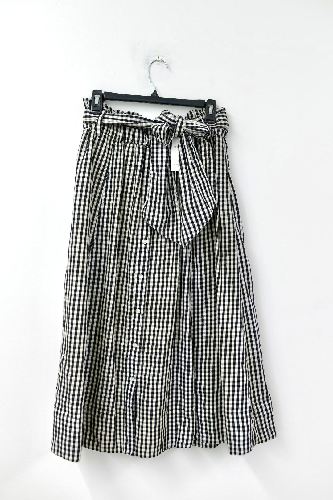 Free Assembly button up front midi skirt Size XS / NWT