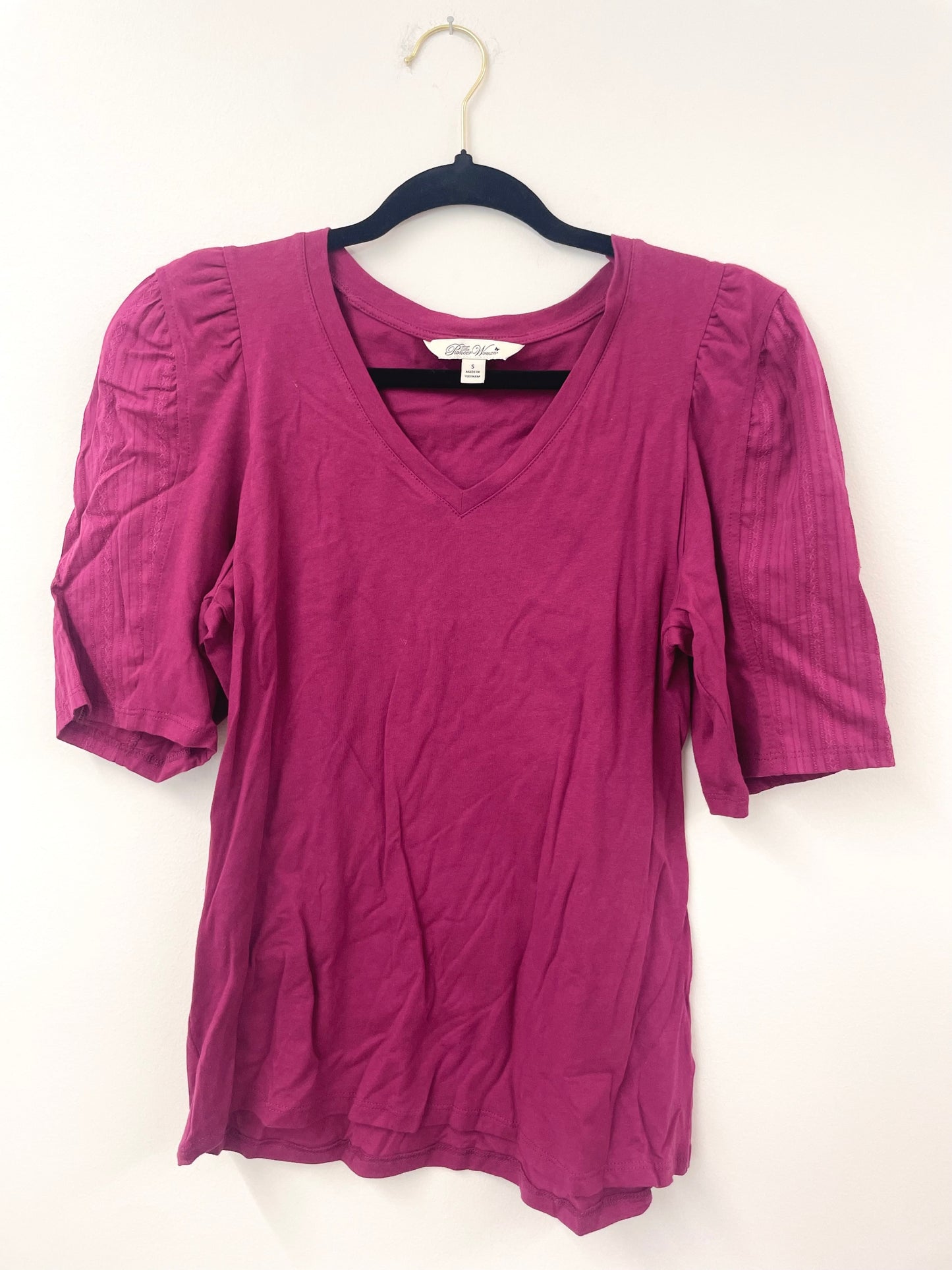 Pioneer Woman puffed sleeve tee Size S / EUC