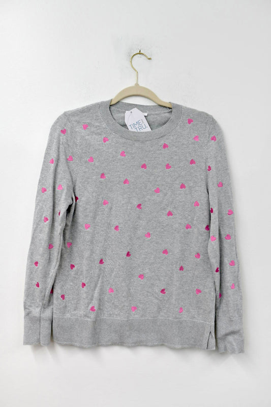 Time and Tru Valentine’s Day sweater Size M/ NWT