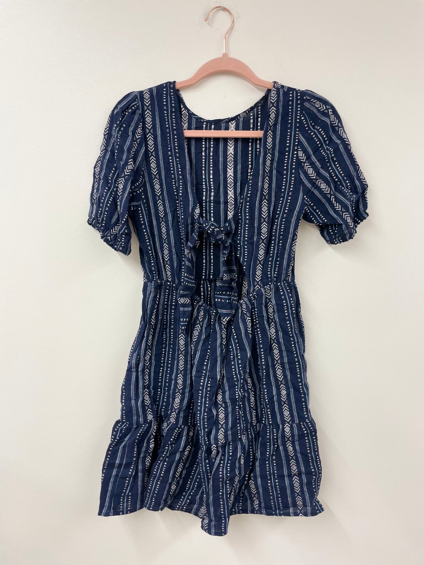Time and Tru mini dress with tie back Size  S / EUC