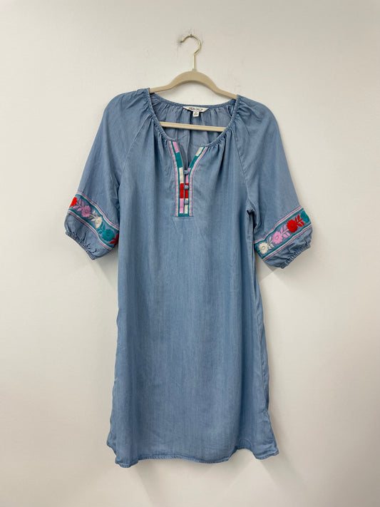 Pioneer Woman v-neck detailed sleeve mini dress Size XS / EUC