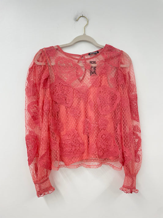Express long sleeve lace blouse  Size S / NWT