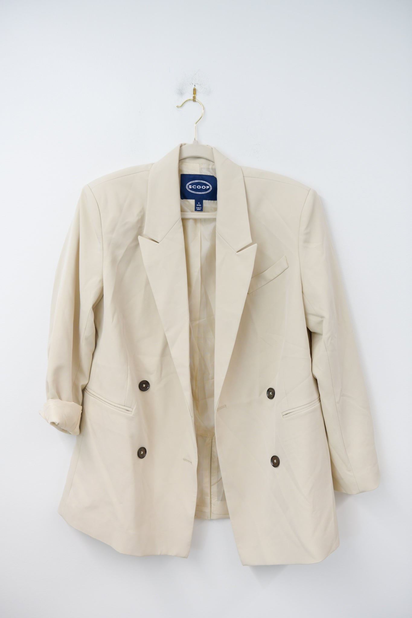 Scoop double breasted blazer Size S / EUC