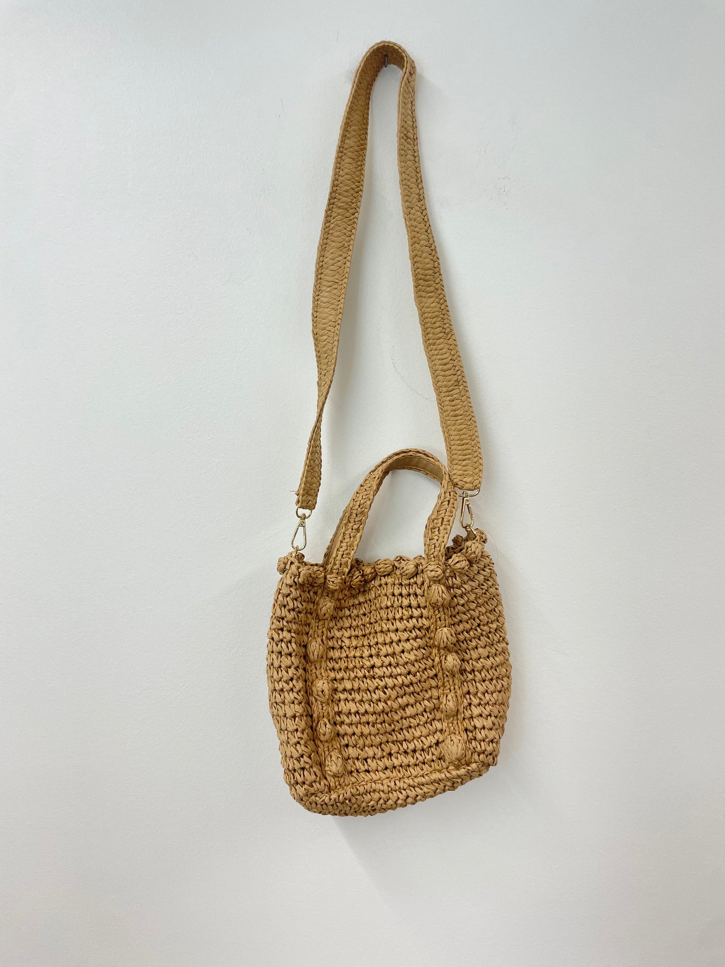 straw cross body bag