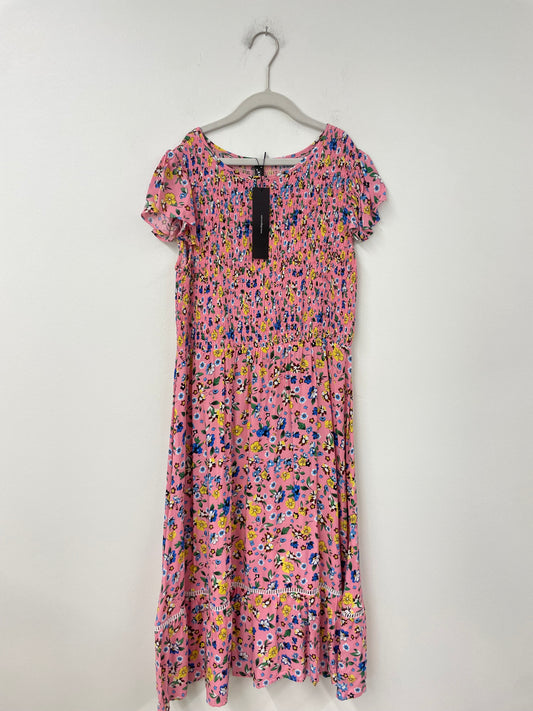 Amazon smocked midi dress Size S /EUC