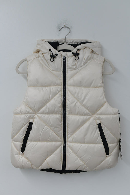 Love and Sports puffer hooded vest Size XS /NWT