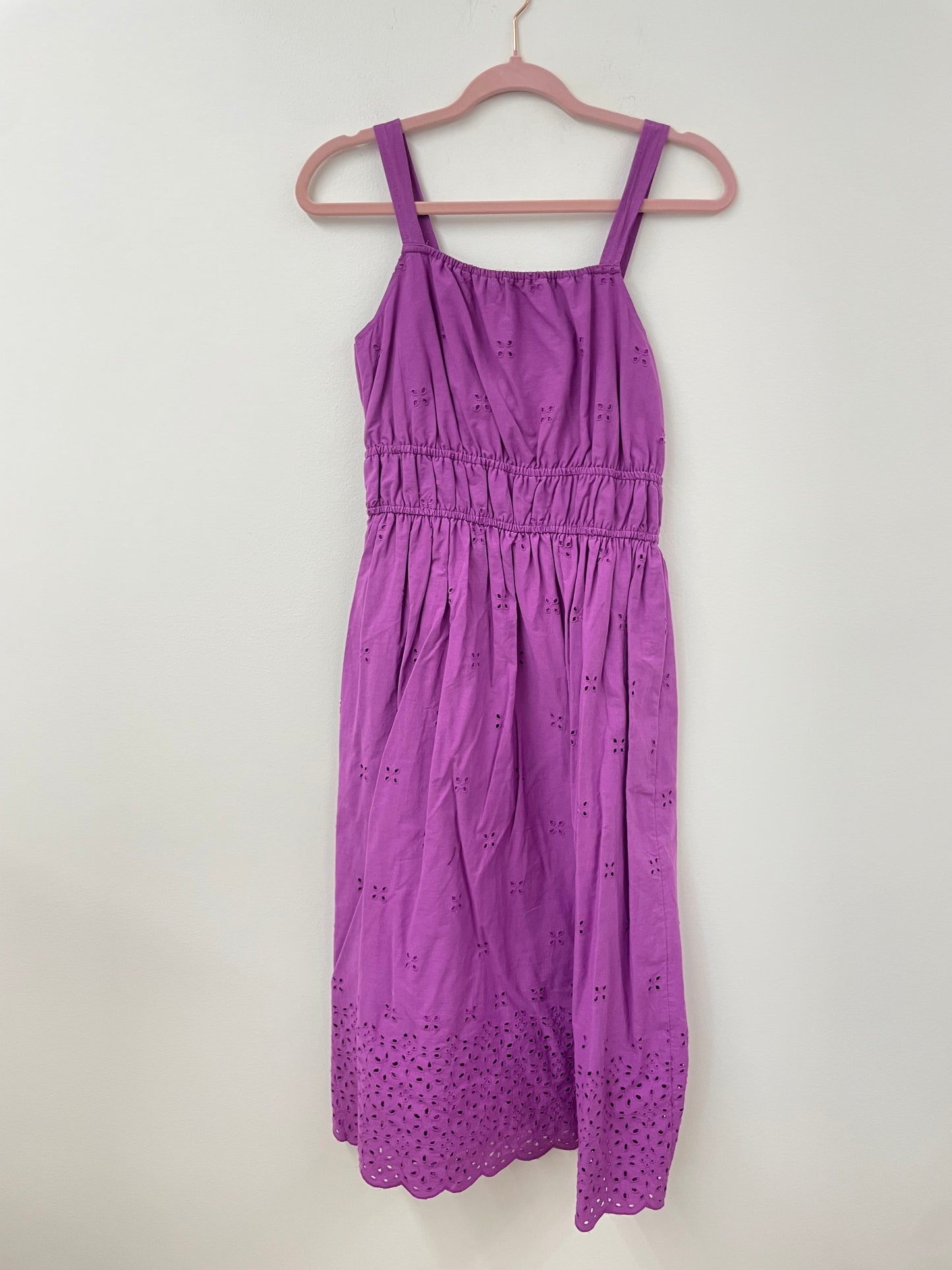 Time and Tru eyelet tie back midi dress Size S / NWT