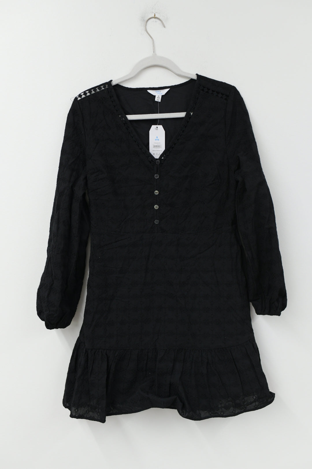 Time and Tru eyelet mini dress Size S / NWT