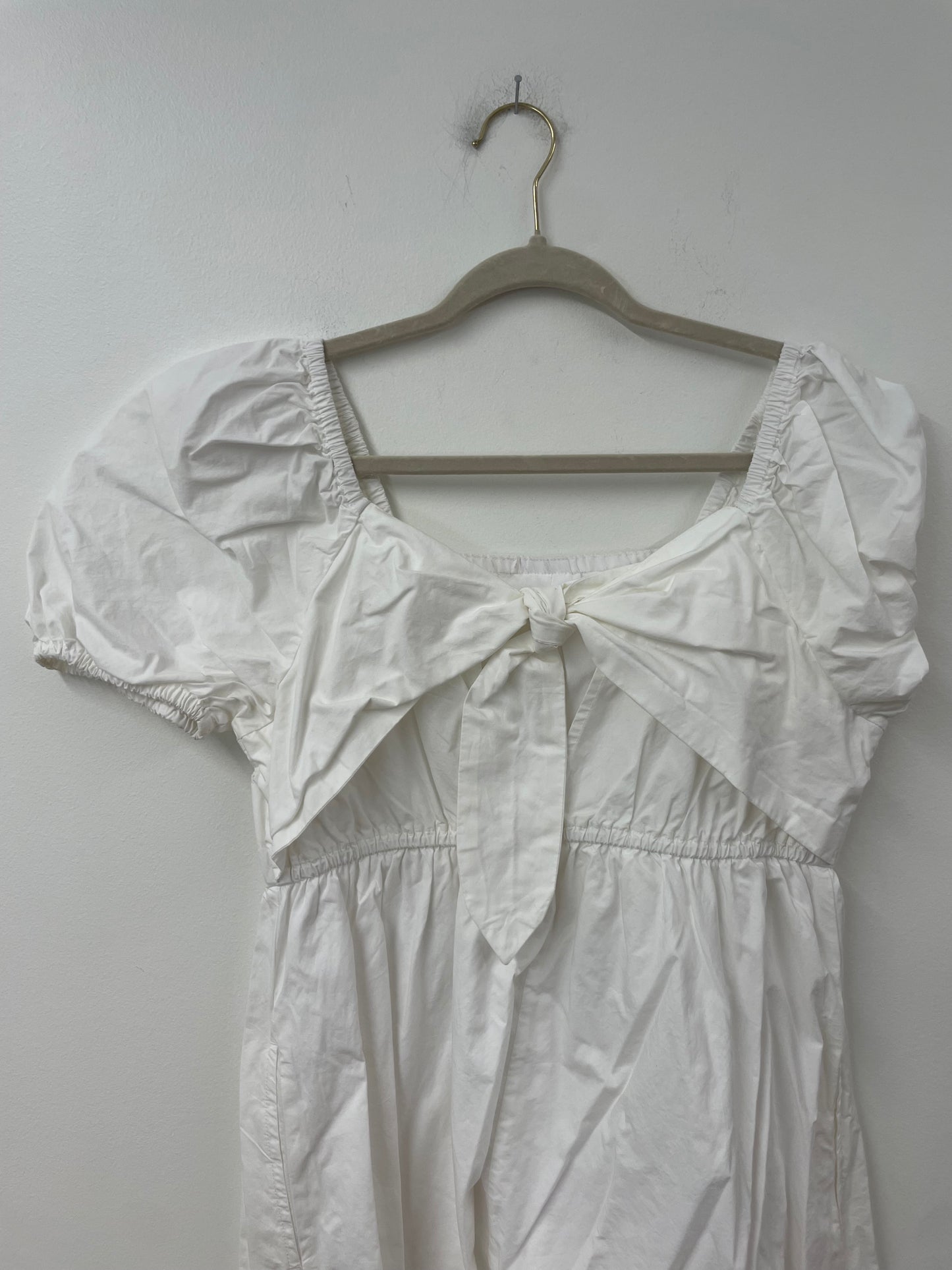 Time and Tru puffed sleeve tie back mini dress Size S / EUC