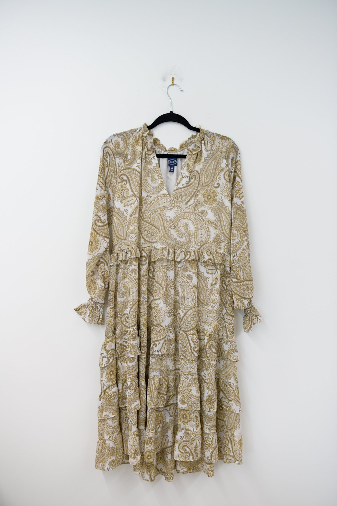 Scoop long sleeve midi dress Size XS / EUC
