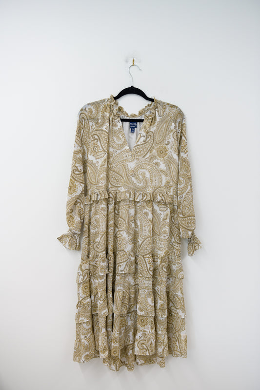 Scoop long sleeve midi dress Size XS / EUC