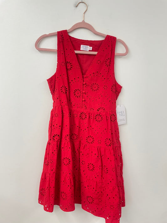 Time and Tru eyelet mini dress Size XS / NWT