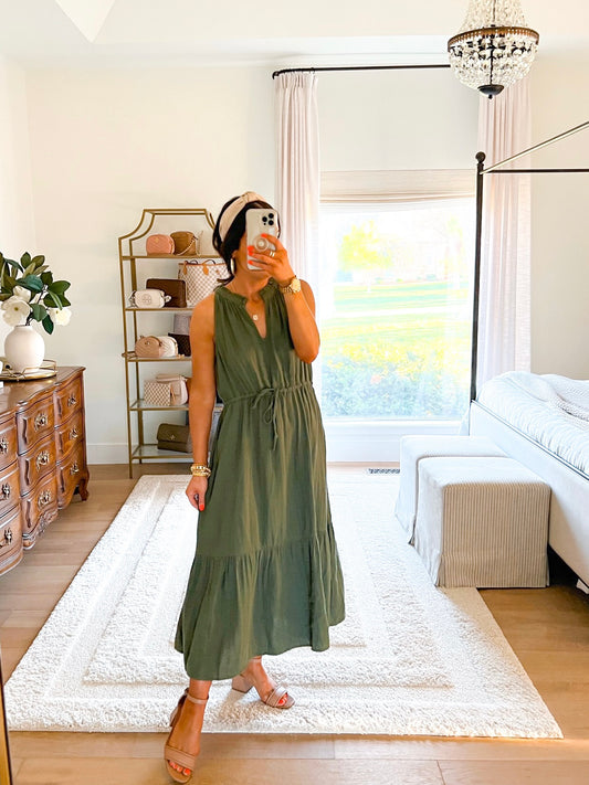 Time and Tru sleeveless midi dress Size XS / NWT